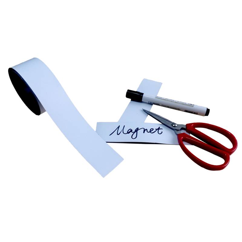 Magnetic Colorful Dry Erase Label Roll