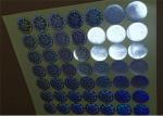 Die Cut Round Security Hologram Sticker Pantone Colors Various Designs
