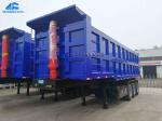 60000kg 3 Axle Dump Trailer For Bauxite Coal Gravel Transport