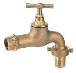 1/2"X 3/4" Long Thread Brass Bibcock Valve Water Faucet For Basin