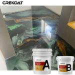 Mica Pearl Metallic Epoxy Floor Coating Self-Leveling Low Odor