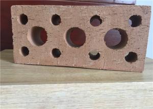 Wholesale Weather Resistant Hollow Clay Brick Veneer , Clay Hollow Blocks 35% Void Ratio from china suppliers