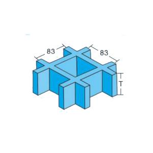 Wholesale Secure Walkway FRP Grating Panels Reinforced Slip Resistant 38mm Sheet from china suppliers