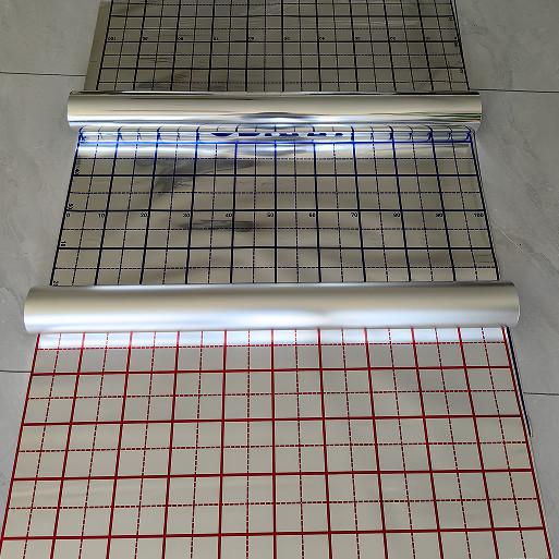 Wholesale printing metalized pet mirror floor heating reflective film, aluminum