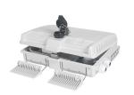 8 Core 12 Core Fibre Optic Cable Termination Boxes Holding Pole White Black