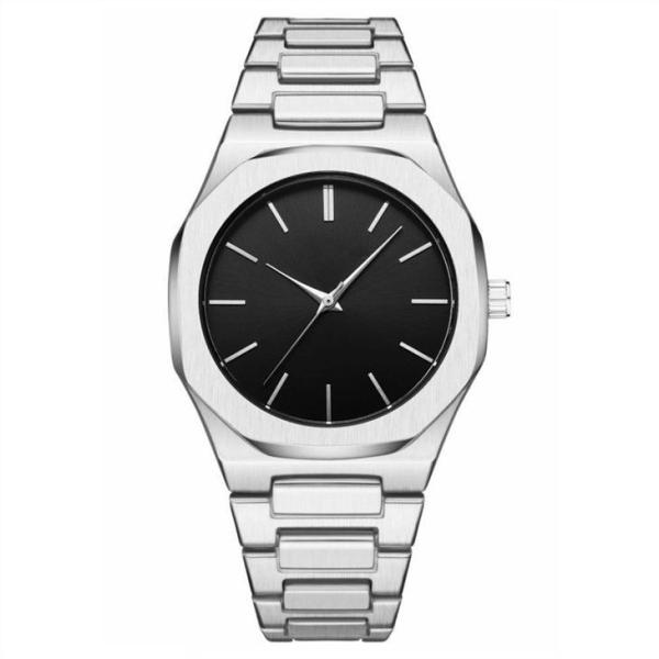 Textured Stainless Steel Mesh Bracelet Watch Japan Movement Stainless Steel
