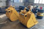 Excavator general purpose bucket Cat320d for telescopic dipper arm