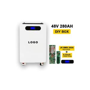 Wholesale Stackable 51.2V 48V 16S LiFePO4 Battery Box with 200A BMS and Empty Battery Storage from china suppliers