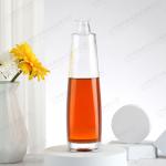 Customized 700ml 750ml Wine Glass Bottle with Glass Collar and Healthy Lead-free