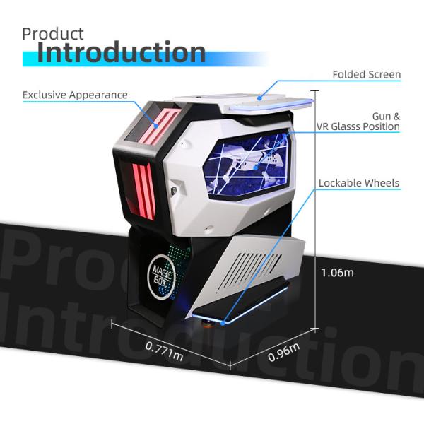 Multiplayer Ride VR Shooting Simulator 360 Degree For Battle Game