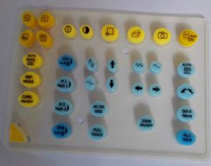 Wholesale Colorful Coating Flexible Rubber Keyboard Button from china suppliers