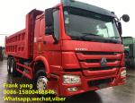 Howo 336 / Howo 371 Used Dump Trucks 2008 Year Low Fuel Consumption