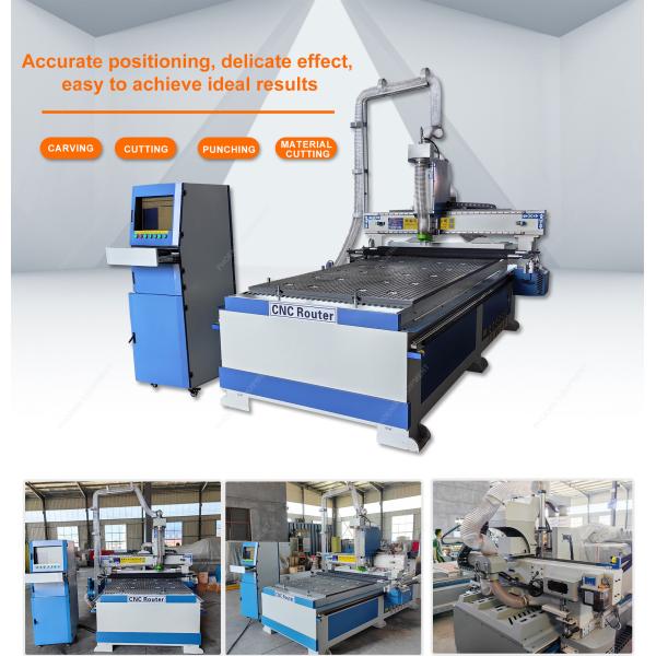 PK1325 Heavy Duty Woodworking CNC Router with 2500mm Y Axis Travel and 1700KG Weight