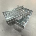 100mm Perforated Metal Cable Tray / Durability Galvanized Slotted Cable Tray