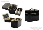 Customized Cosmetic / Makeup Storage Organizer Metal Lock Closure For Travel