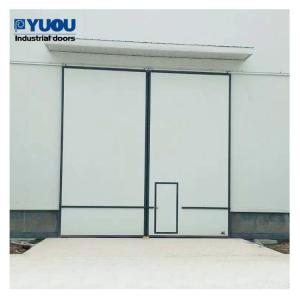 Wholesale PU Foam Workshop External Mount Sliding Door 50mm Galvanized Steel Sheet 220V from china suppliers