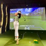 Infrared Golf Simulator Smart Hitting Golf Training Aid Indoor Range Ar Golf