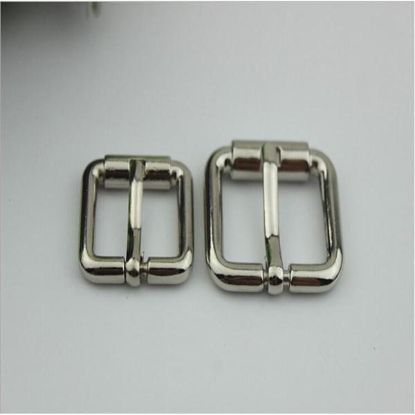 Hardware Metal 20 MM & 25 MM Nickel Color Single Prong Roller Pin Buckle For Webbing Belt