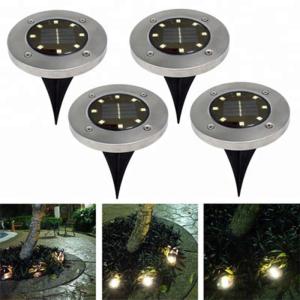Wholesale Yellow Solar Powered LED Ground Lights / Solar Powered Walkway Lights from china suppliers