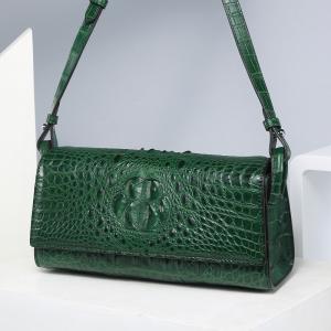 Wholesale Genuine Crocodile Skin Lady Small Flap Purse Authentic Alligator Leather Women Sling Shoulder Bag Female Cross Body Bag from china suppliers