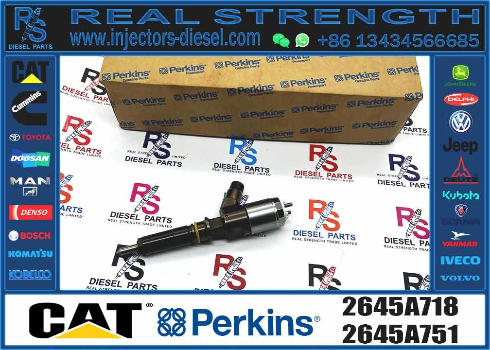 Cat 320d Diesel Inyector Common Rail Fuel Injector 292-3780 2923780 2645A718 For Caterpillar Perkins C6.6 Excavator