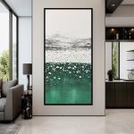 Medium Oil Painting Modern Home Decoration Thick Stone Landscape Abstract Hand