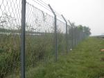Galvanized Green Powder Coated Metal Weave Diamond Chain Link Fence