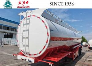 China Carbon Steel Fuel Tanker Trailer 40kl 42kl 45kl For Gas Station on sale