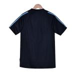 Real Madrid 2003 Retro Away Fan Edition Jersey Galactico Classic Blue and Black