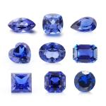 Lab Grown Blue Sapphire Gemstones In Various Shapes And Sizes for jewelry