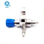 AFK SS R31 Precision Pressure Gauge Helium Gas Regulator Two Stage