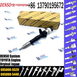 Wholesale High Quality diesel fuel injector 095000-5520 For TOYOTA HILUX 2KD-FTV 23670-0L010 from china suppliers