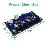 9pin USB Male 1 To 4 Female Extension Cable Card Motherboard HUB 2 To 8-Port Hub