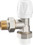4101 Angle Type Multi-turn Brass TRV Valve for Radiator Supply DN20 Nickel