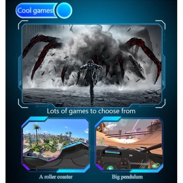 2 Seats Gaming Chair 9D VR Cinema Godzilla Simulator VR Machine