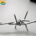 Hot Dipped Galvanised barbed wire for security defence