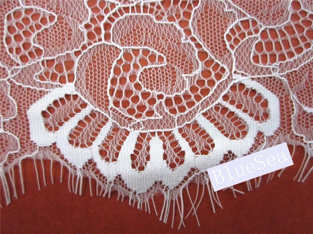 Good Quality Crochet Eyelash Lace Edge for Dress Double Side
