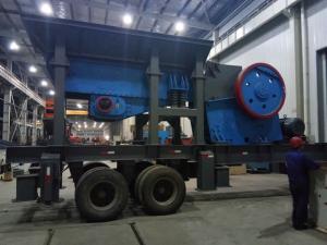 Wholesale Hard Rocks Wheel 200t/H Mobile Crushing Plant from china suppliers