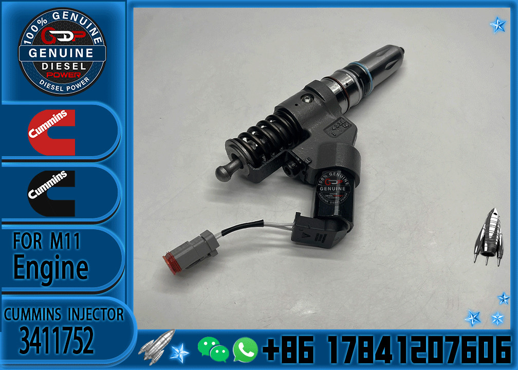 High Quality Diesel Engine Fuel Injector 3411752 3084589 3087557 For CUMMINS ISM QSM M11 Engine