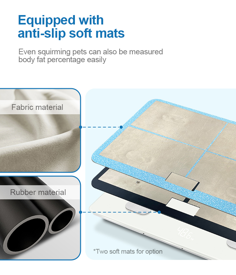 Smart Pet Fat Scale Digital Pet Weighing Scale Maximum Weight Recommendation 30kg Health Scale for Cats and Dogs