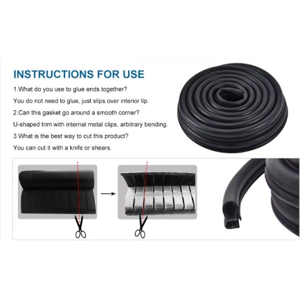 Customized Extruded Sponge Seal Strip Glazing Rubber Gasket Seal for Aluminum Window