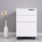 3 Drawer Metal Mobile Pedestal