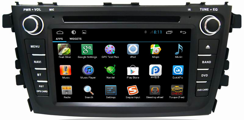 Ouchuangbo 7 inch car gps navi dvd for Suzuki Alto 2016 with android 6.0 system bluetooth