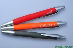 Wholesale rubber sprayed Sheraton ball pen,rubber sprayed gift ball pen from china suppliers