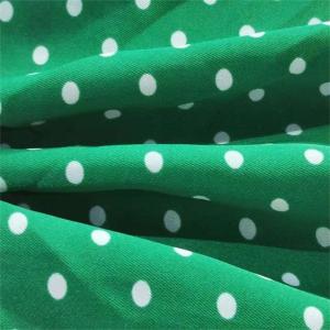 Wholesale 50dx50d 83gsm Polyester Chiffon Fabric Twill Dot Printed from china suppliers