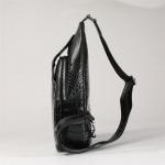Exotic Crocodile Skin Men's Chest Bag Authentic Genuine Alligator Leather Male