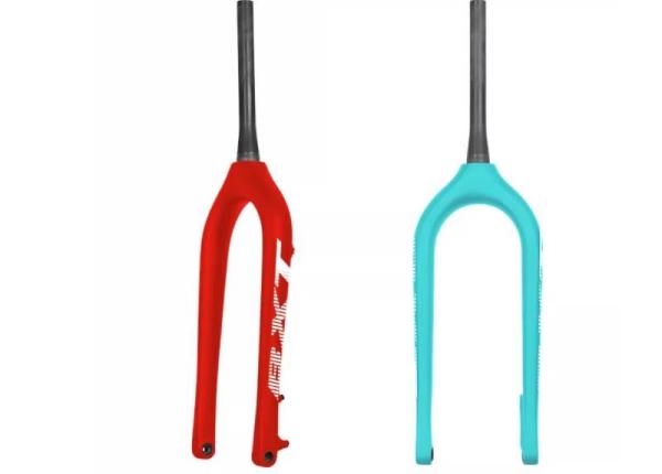 Bike Carbon Fiber Gravel Fork Snow Beach Fat Tire Bicycle Hard Forks 26 Disc