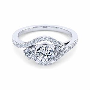 Wholesale Round Gemstone Shape Lab Created Diamond Rings OEM ODM from china suppliers