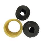 45# Steel Nylon Gear Type Flexible Coupling Black Color Blackening Treatment