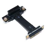 PCIe 3.0 X16 PCI Express 90 Degree GUP With 3.3v/12v Power LED (20cm)